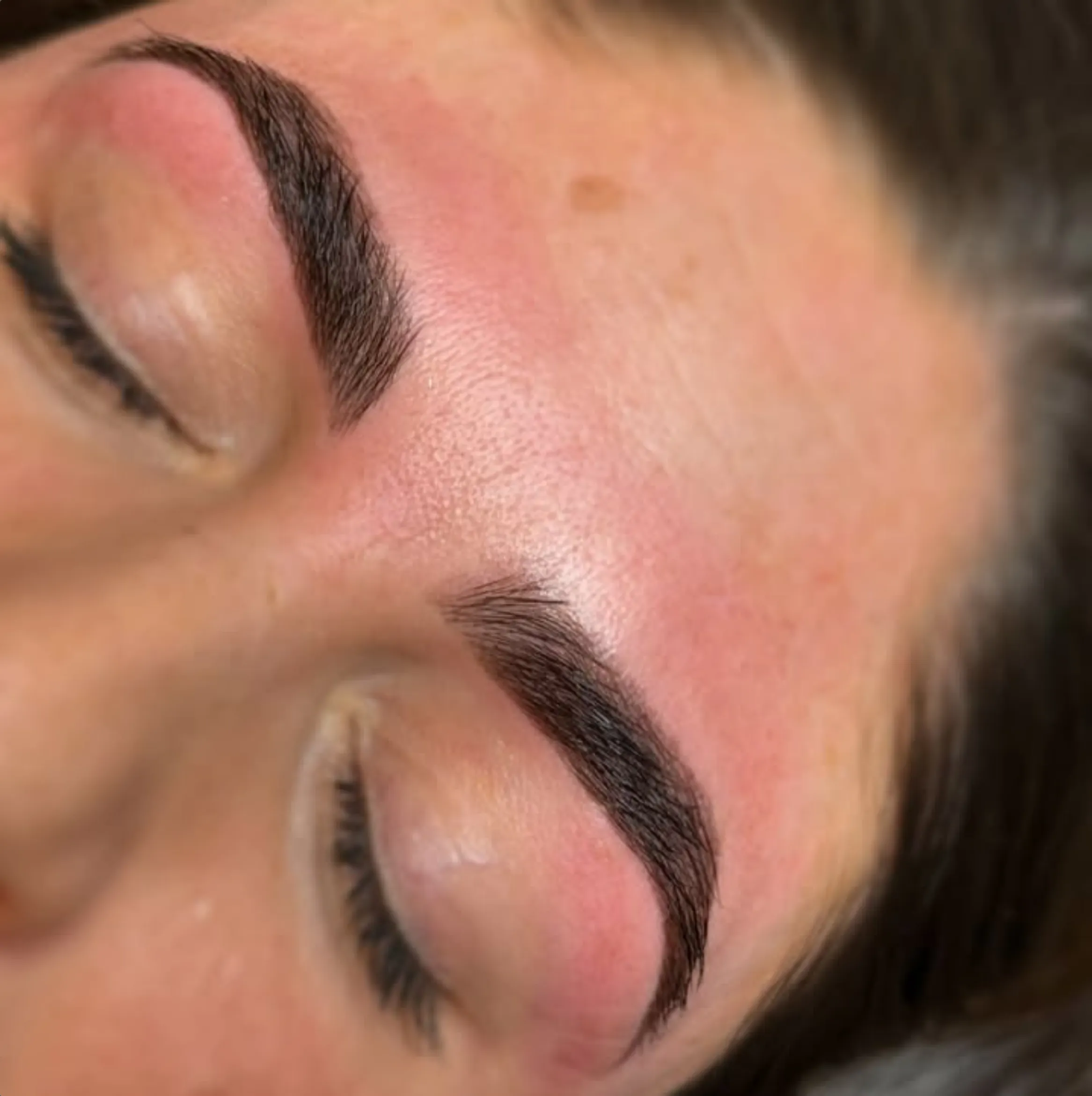 natural eyebrow tattoo